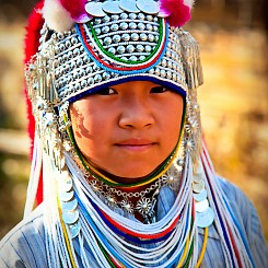 018 Girl in Headdress Thailand