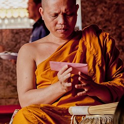 043 monk at Wat Phra That Doi Suthep Thailand