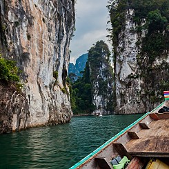 073 Boat Tour of Khao Sok NP Thailand